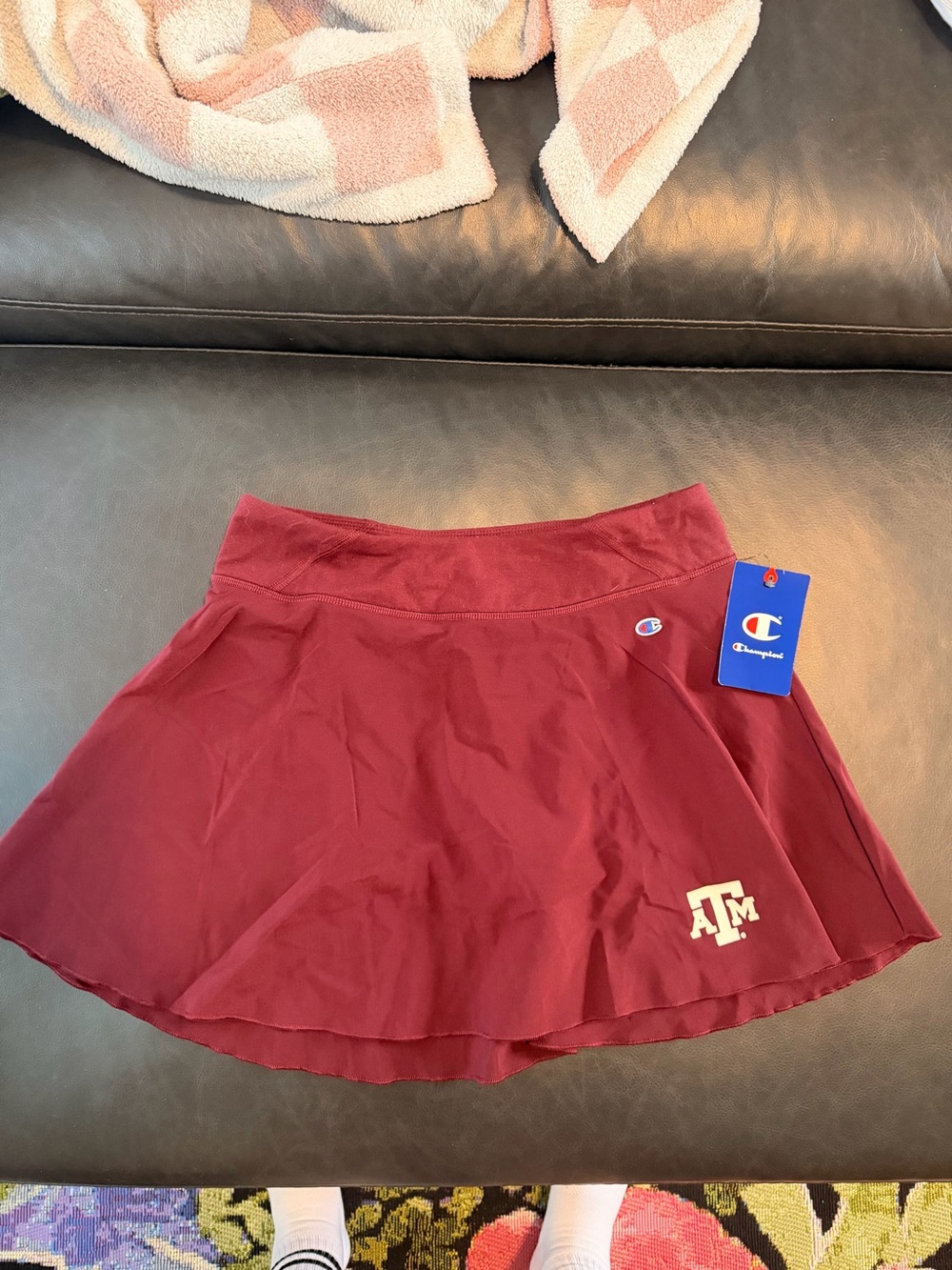 Champion Maroon Circle Skirt with A&M Logo